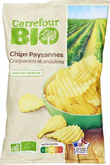 FID - Chips bio paysannes CARREFOUR BIO - le sachet de 125g