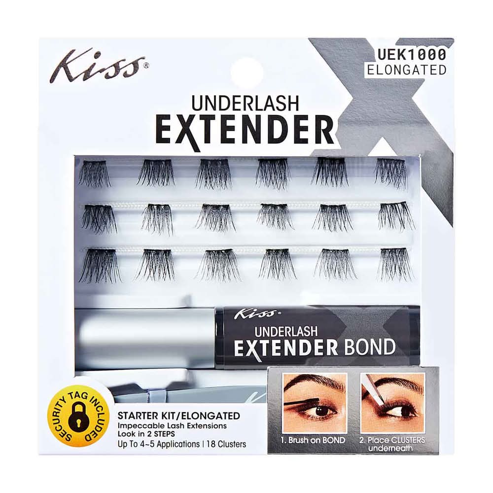 Kiss Underlash Extender Starter Kit - Elongated