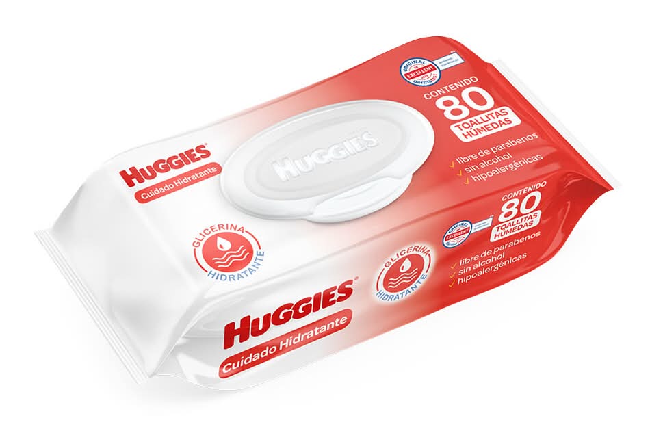 Huggies · Toallitas húmedas hidratantes (80 un)