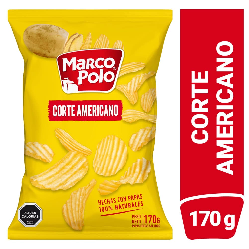 Marco Polo · Papas fritas corte americano (170 g)