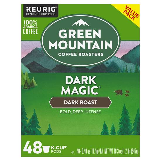 Green Mountain Coffee Roasters Dark Roast Magic Coffee K-Cup Pods (19.3 oz)