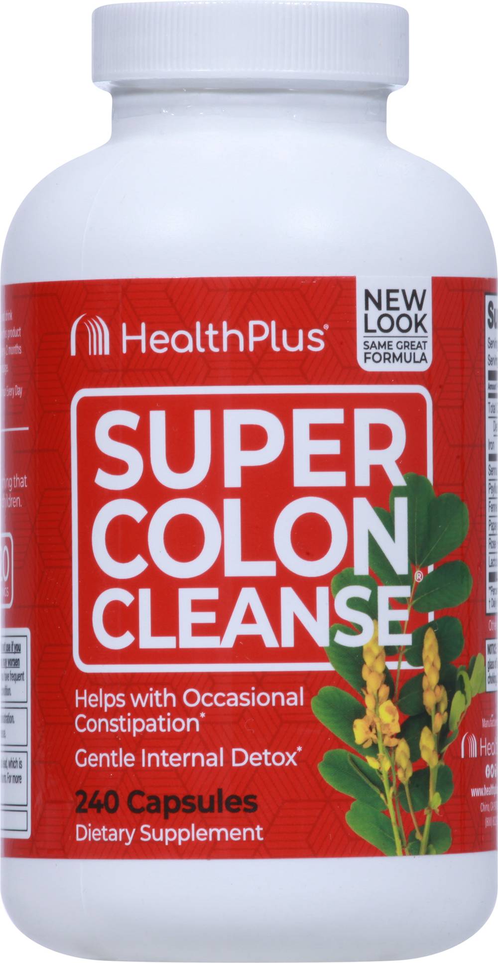 Health Plus Super Colon Cleanse Dietary Supplement Capsules (240 ct)