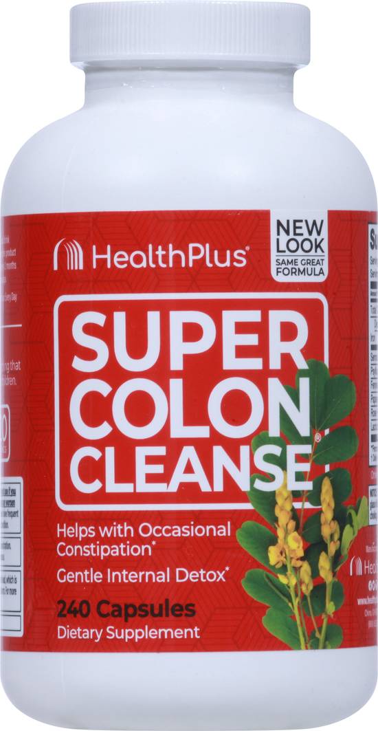 Health Plus Super Colon Cleanse Psyllium Capsules