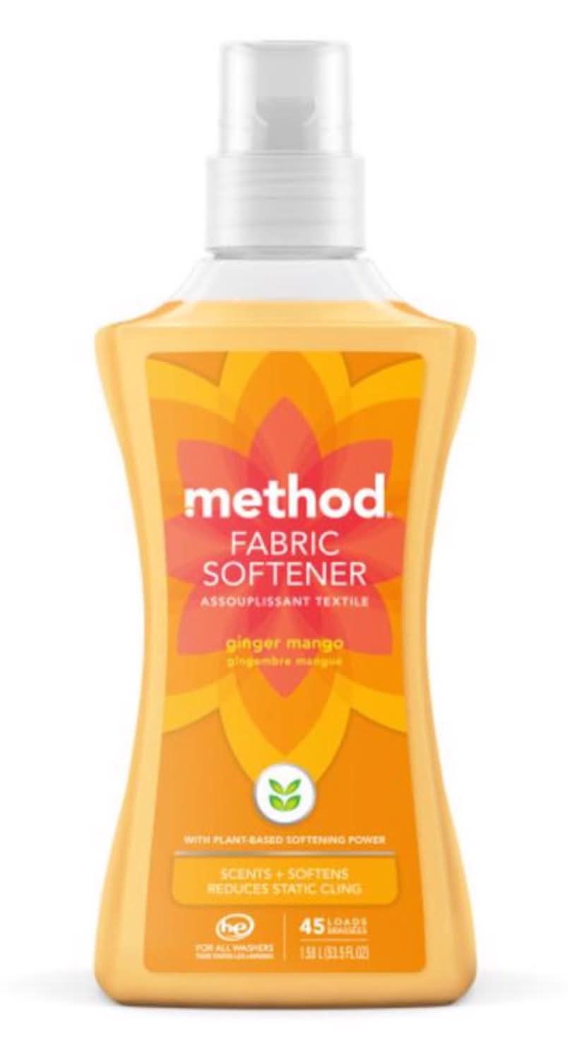 Method Ginger Mango Scent Fabric Softener Liquid 53.5 Oz 1 Pk