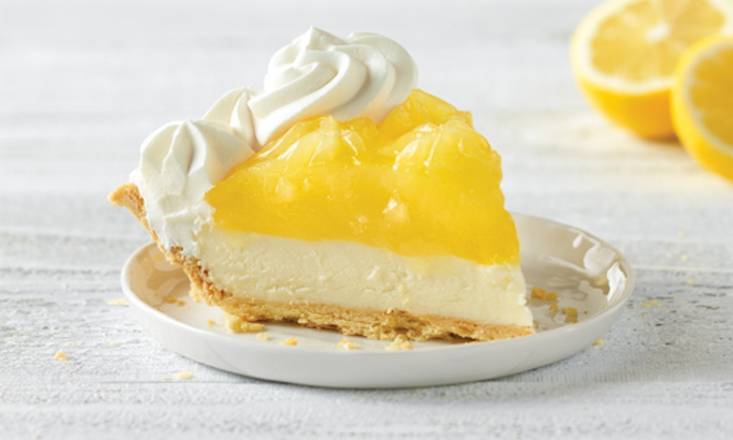 Lemon Supreme Pie - Slice