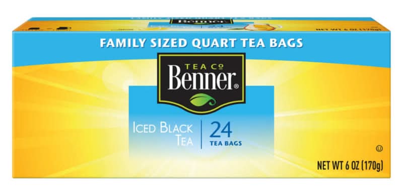 Benner Iced Black Family Sized Tea Bags (6 oz, 24 ct)