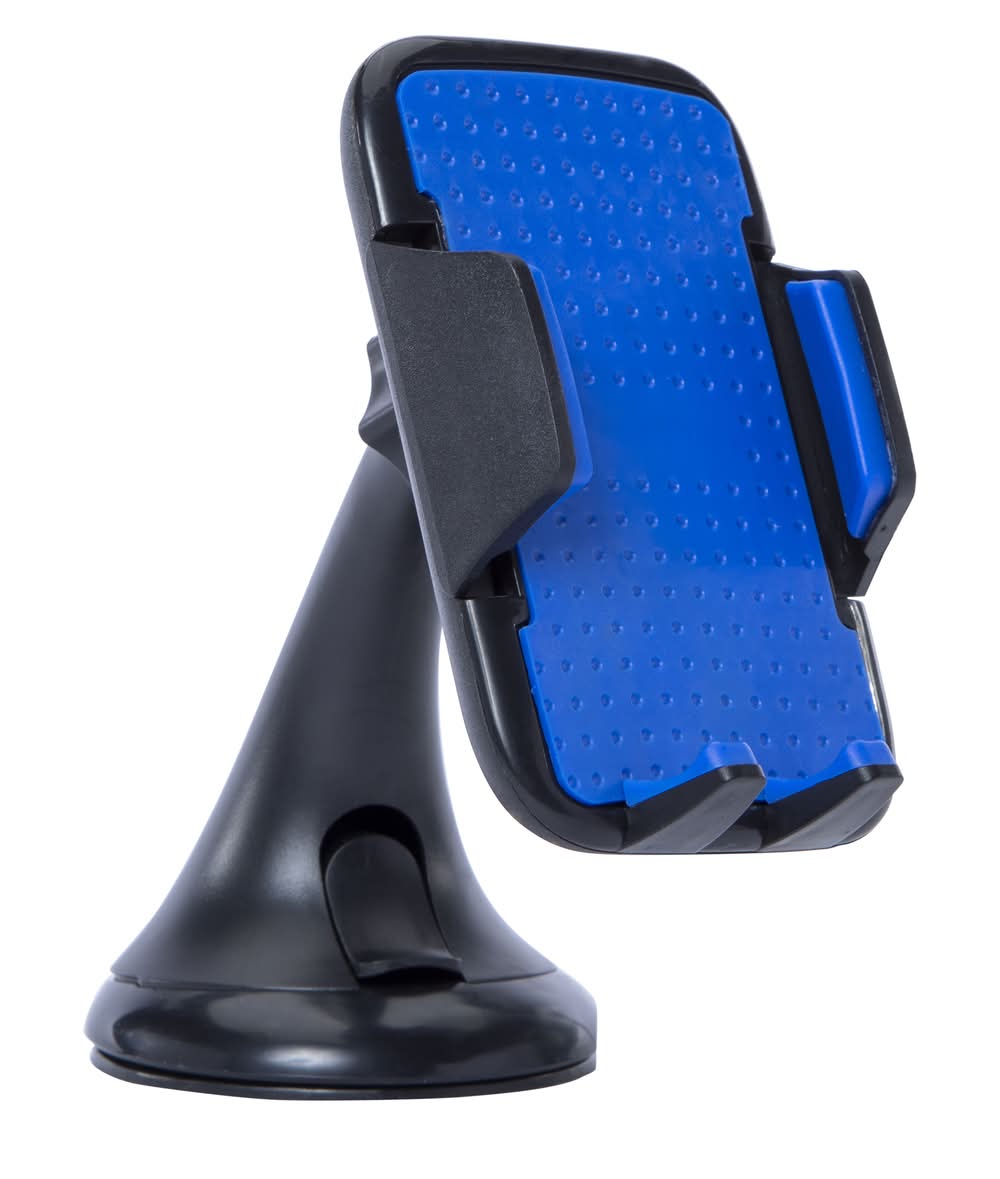 Heavy-Duty Phone/Gps Suction Car Mount Blue