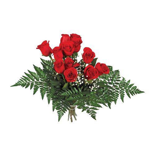 Bouquet deluxe 12 roses de 50 cm (625 ml) - deluxe bouquet roses 50 cm (12 units)