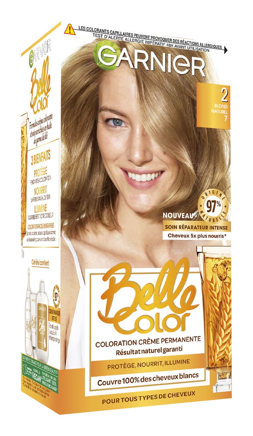 Garnier - Belle color coloration crème 02 blond naturel (195g)