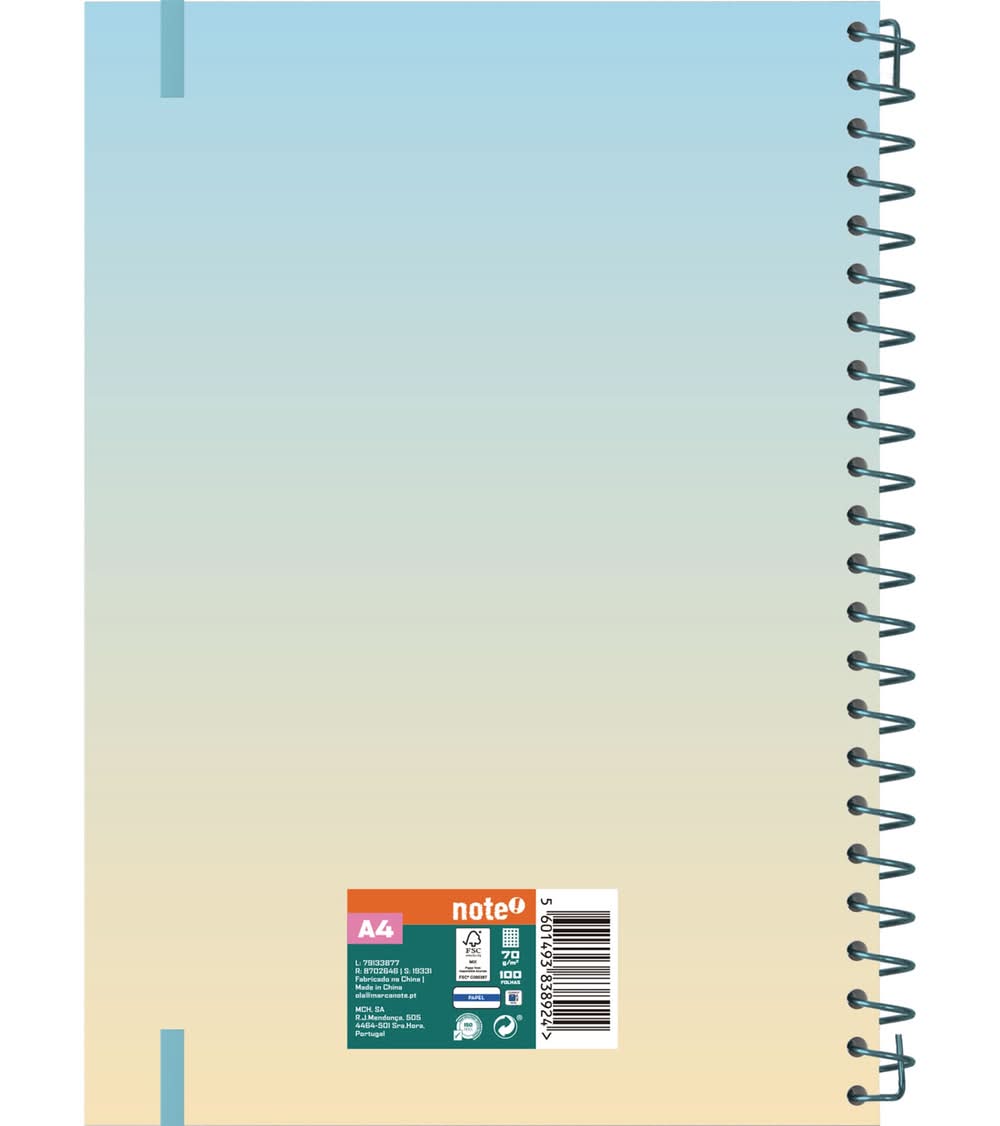 Caderno Esp Formato A4 Pp Q 100 F 70 G Iris