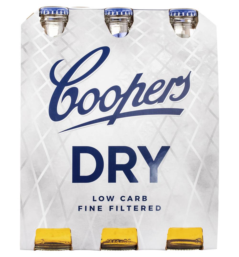 Coopers Dry Bottles (6 Pack) 355mL