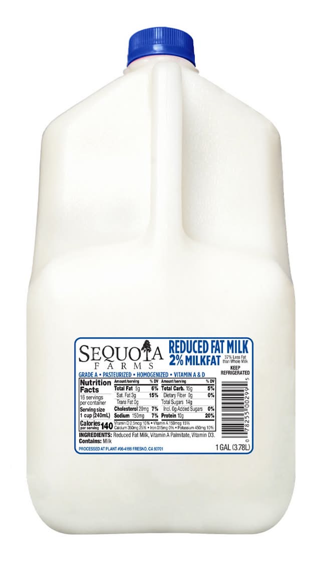 Sequoia Farms 2% Reduced Fat Milk (1 gal)