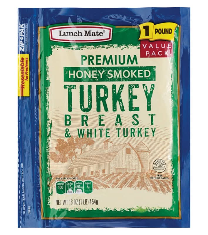 Lunch Mate Honey Smoked Turkey Breast & White Turkey