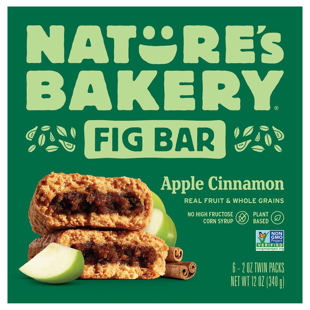 Nature's Bakery Fig Bar, Apple-Cinnamon (2 oz, 6 ct)