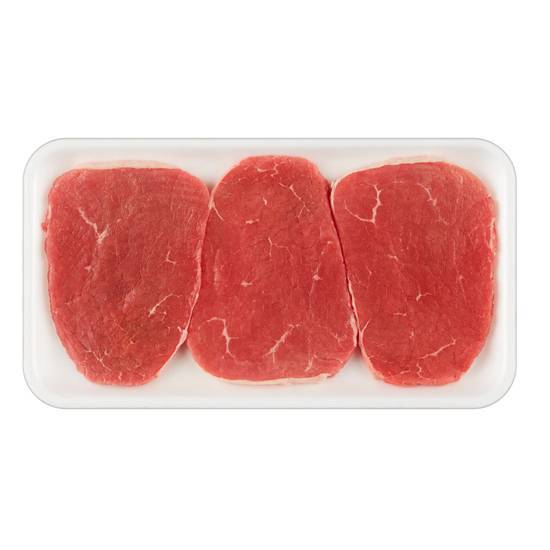 Family Pack Thin Beef Eye of Round Steak