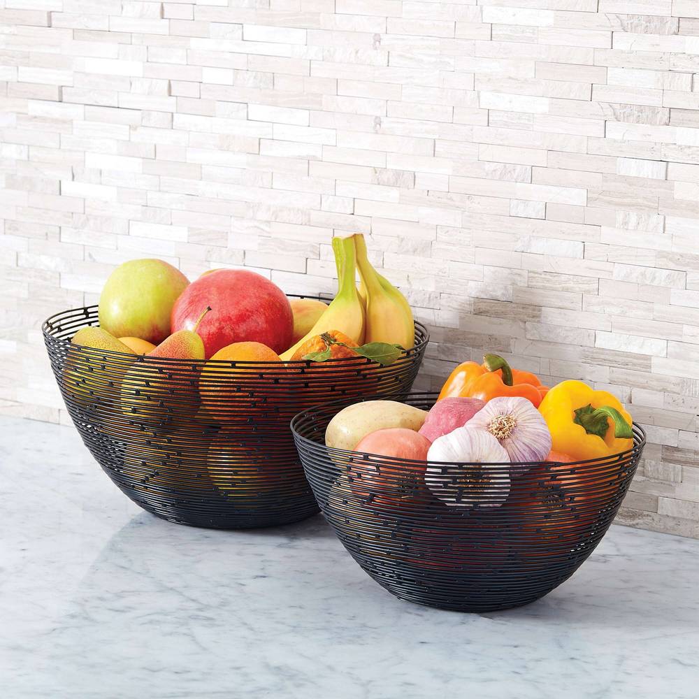 Gourmet Basics 2-piece Metal Baskets