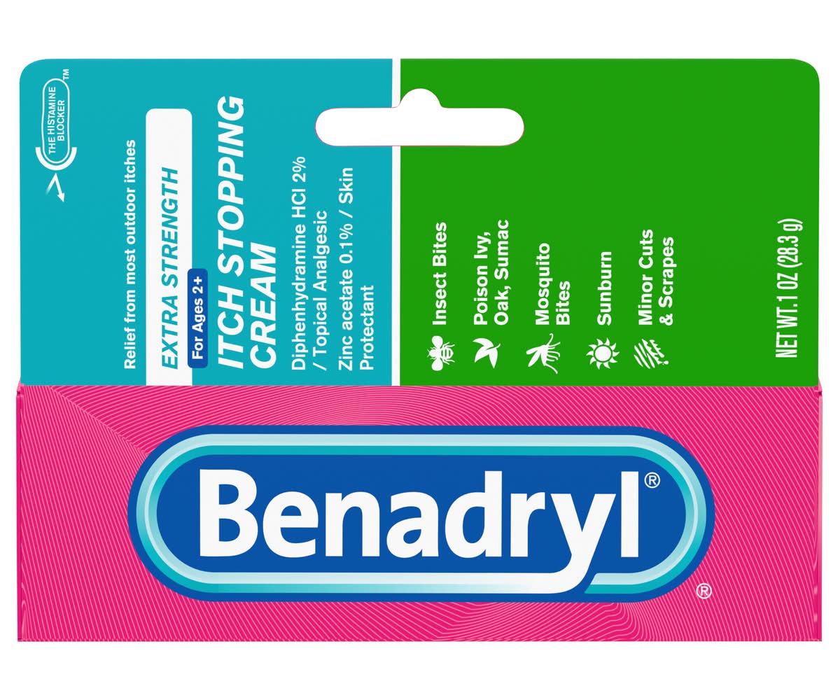 Benadryl Extra Strength Itch Stopping Cream (1 oz)