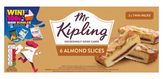 Mr Kipling Almond Slices (6 pack)