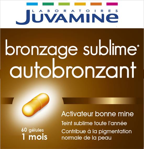 Juvamine - Laboratoires auto-bronzant activataeur bonne mine gélules 8 actif beauté  (60 pièces)