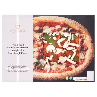 No.1 Waitrose & Partners Wood-Fired Double Mozzarella Margherita Sourdough Pizza
