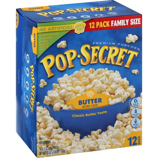 Pop Secret Classic Butter Popcorn (12 ct)