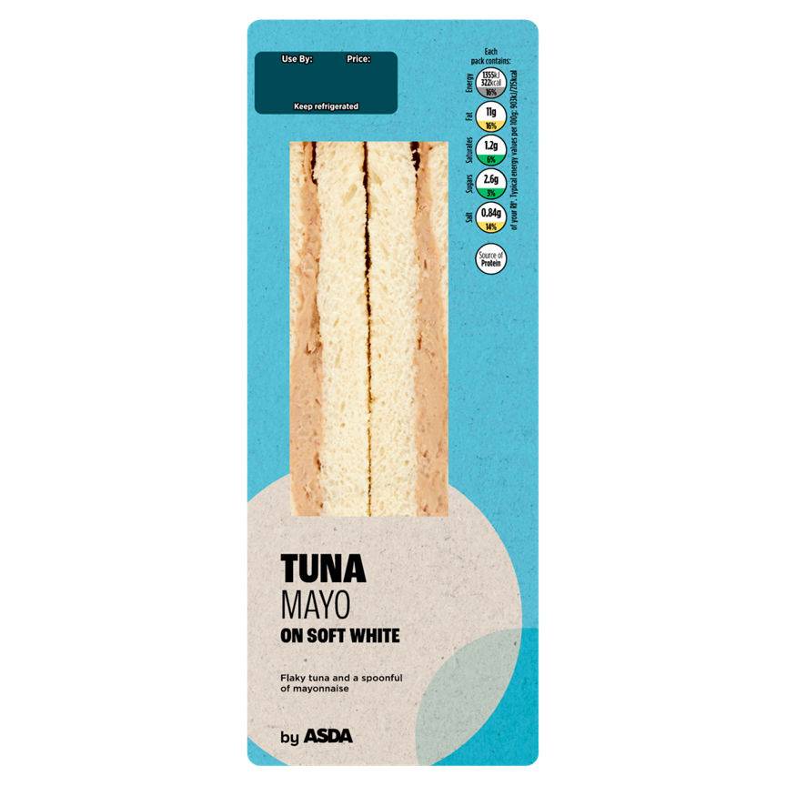 Asda Tuna Mayo on Soft White