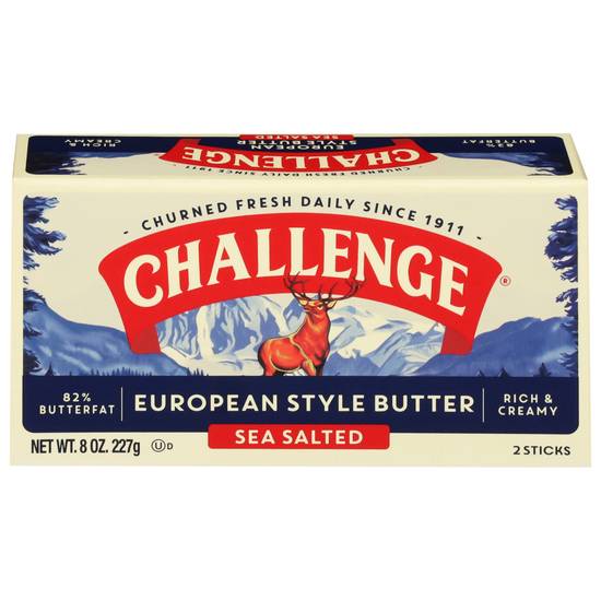 Challenge European Style Butter With Sea Salt (8 oz)