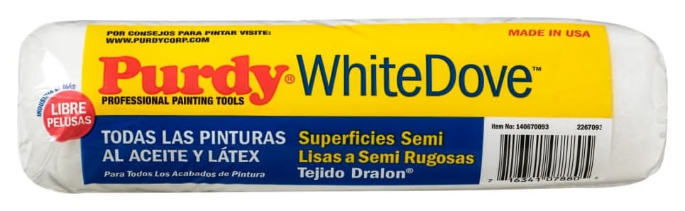 Purdy 9-in x 1/2-in Nap WhiteDove Standard Woven Paint Roller Cover