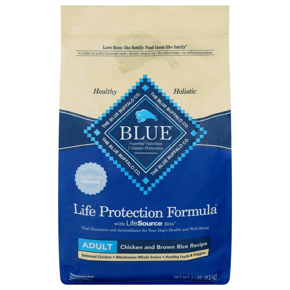 Blue Buffalo Life Protection Formula Chicken Brown Rice Adult Dry Dog Food (80 oz)