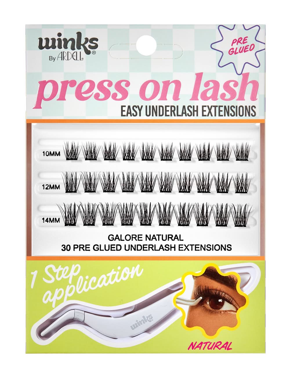 Ardell Winks Natural Press on Lashes, Assorted (30 ct)