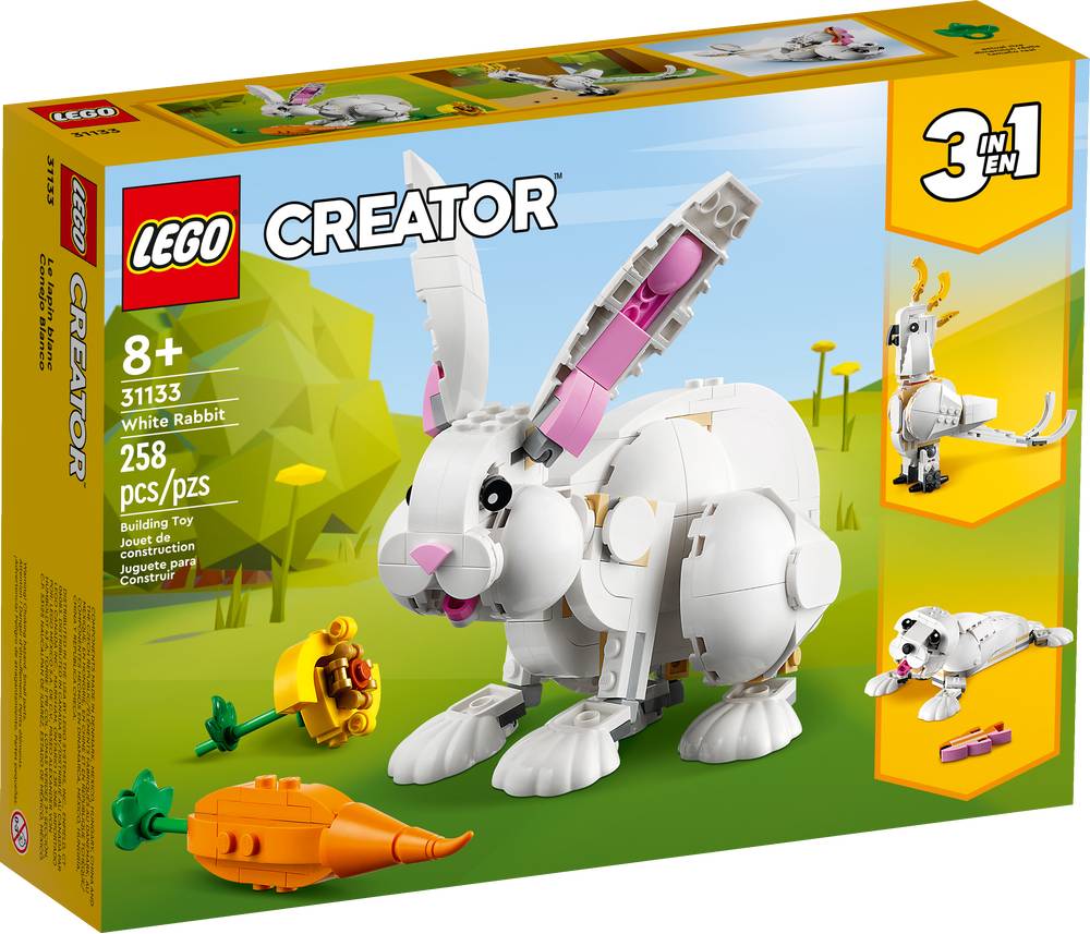 Lego creator conejo blanco 3 en 1 31133