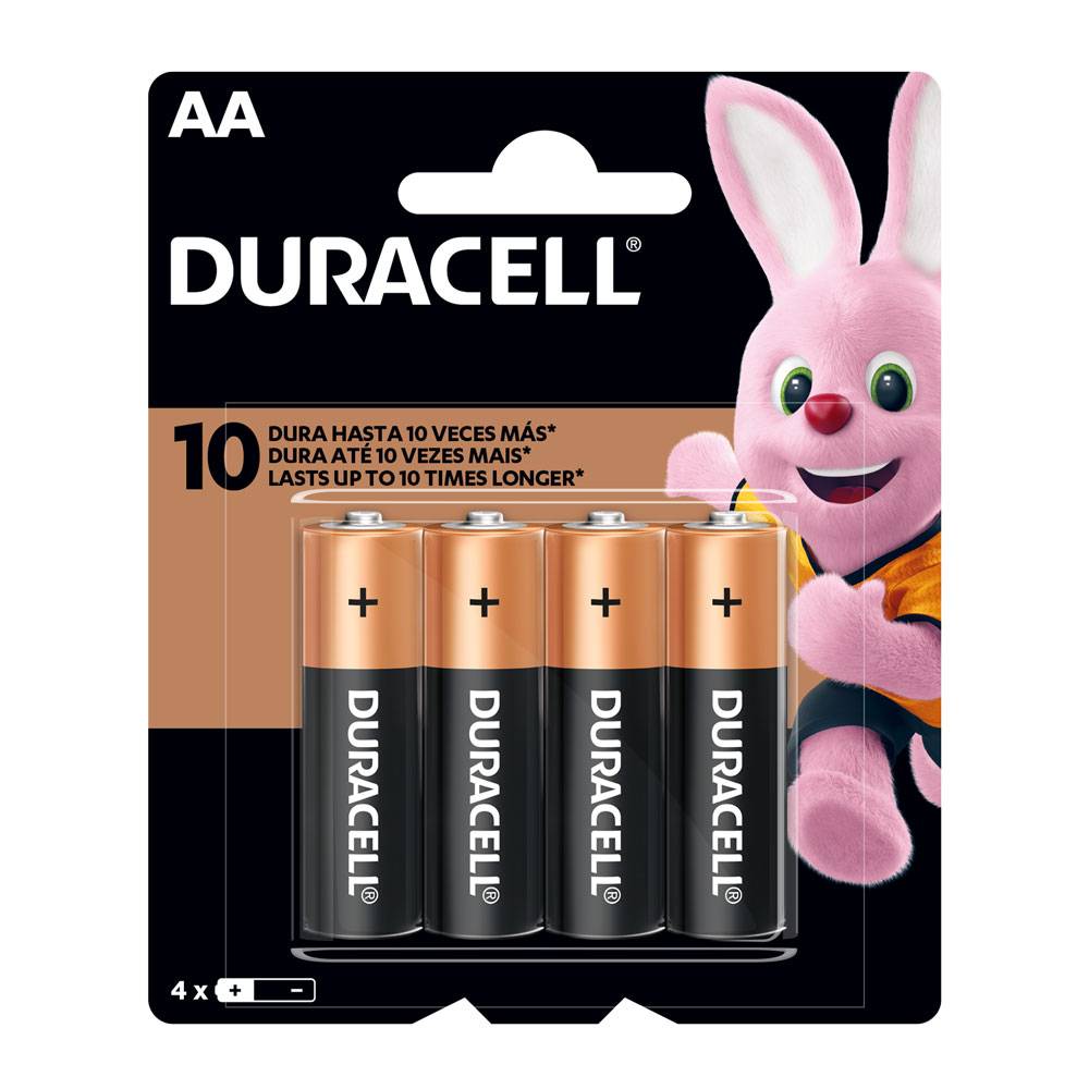 Duracell Pilas Alcalinas AA x4 Unidades