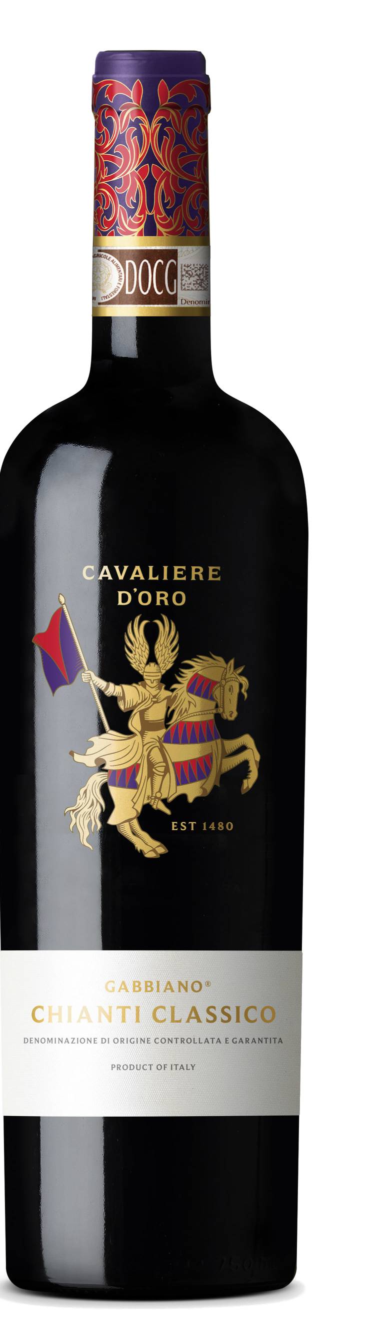 Cavaliere D'oro Italy Gabbiano Chianti Classico Wine (750 ml)