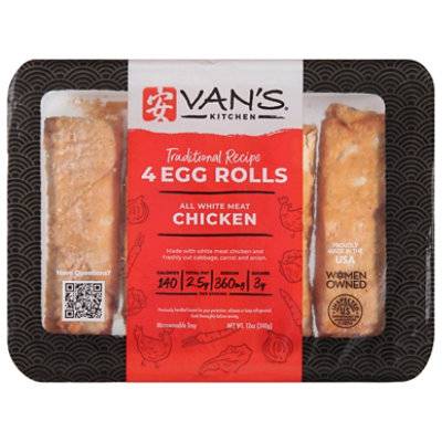 Van Chicken Egg Rolls 4 Ct - 13.75 Oz