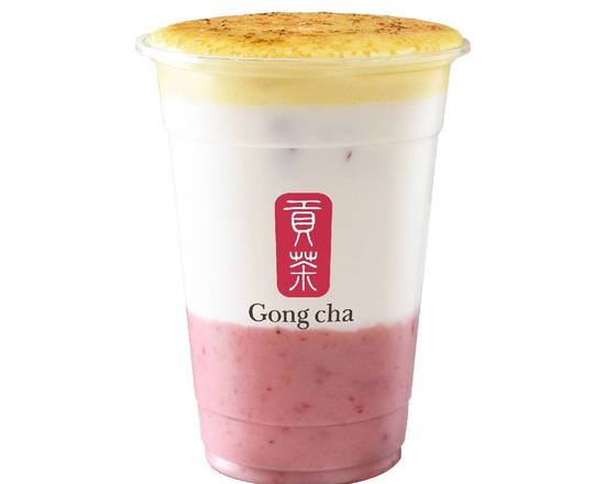 Creme Brulee Strawberry Latte
