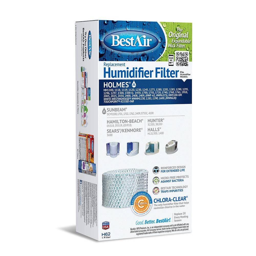 BestAir Replacement Humidifier Filter | H62