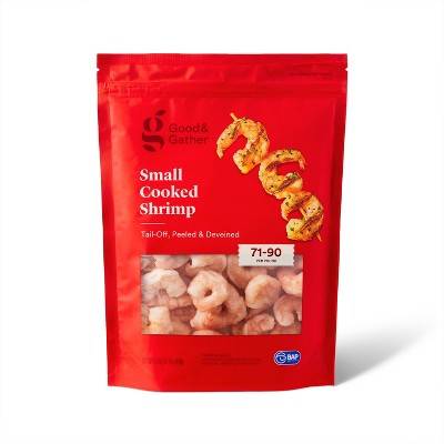 Good & Gather Frozen Small Tail Off Peeled & Deveined Cooked Shrimp (16 oz)