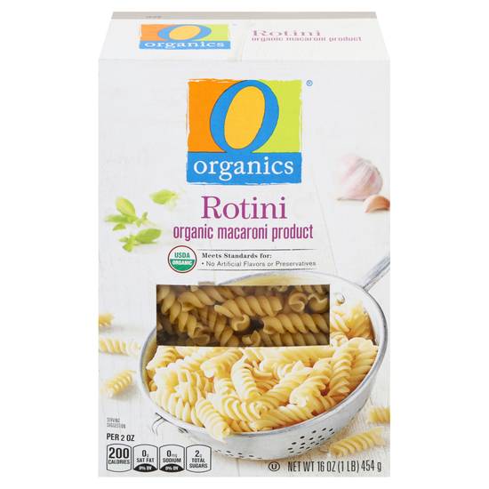O Organics Organic Macaroni Product Rotini