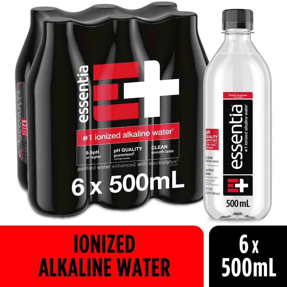 Essentia Ionized Alkaline Water (6 x 16.9 fl oz)