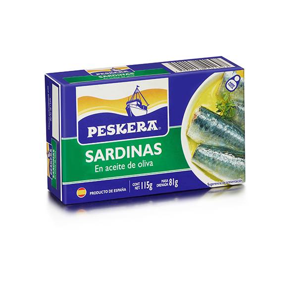 Sardina En Aceite Oliva Peskera 115 gr