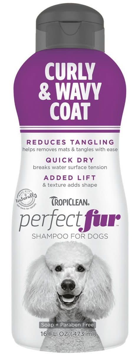 Tropiclean · Shampoo pelo ondulado o rizado perfect fur (473 ml)