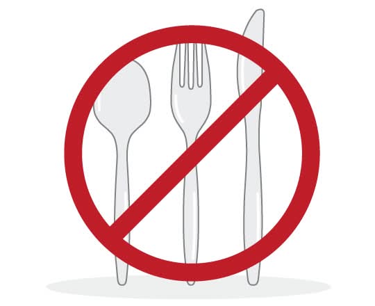 No Utensils