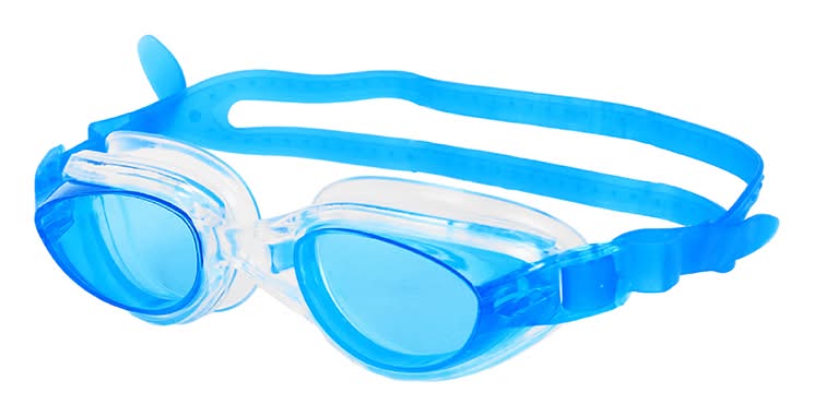 Miniso · Goggles de natación sintéticos ajustables, 5.8x20 cm, azul