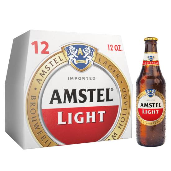 Amstel Light Lager Beer (12 pack, 12 fl oz)
