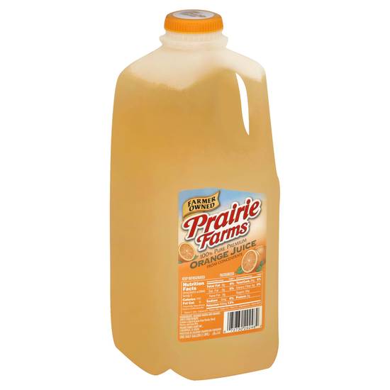Prairie Farms 100% Pure Premium From Concentrate Orange Juice (1.89 L)