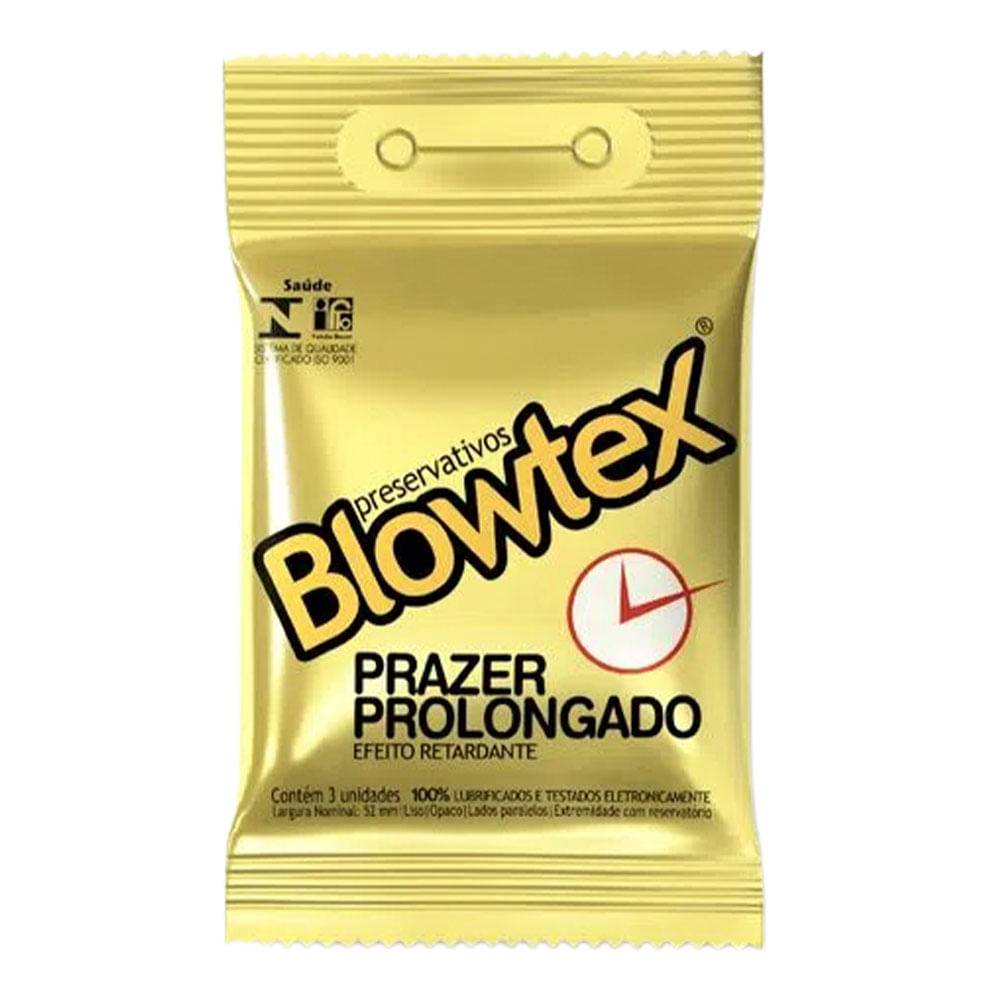 Blowtex · Preservativo lubrificado prazer prolongado (6 un)