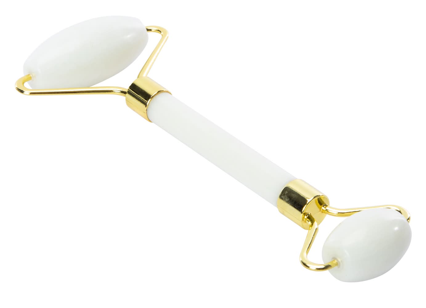 White Quartz Facial Roller 2.36in x 5.51in
