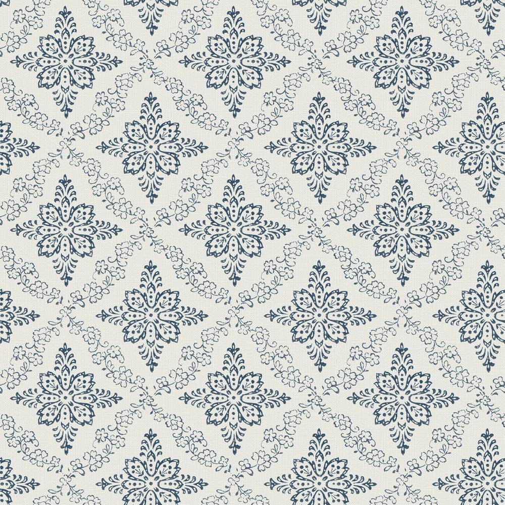allen + roth 31.2-sq ft Blue Vinyl Geometric Self-adhesive Peel and Stick Wallpaper | ARW4247