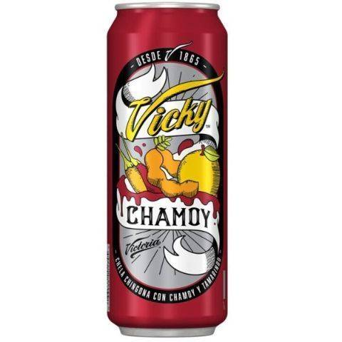 Victoria Vicky Chamoy Flavored Beer 24oz Can