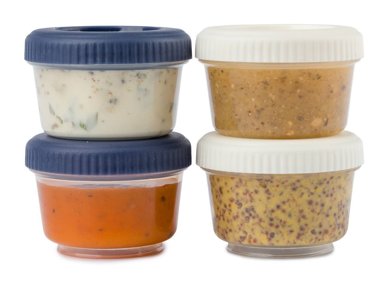 SnapLock 2 Tbsp Dressing Food Storage Containers (4 ct)